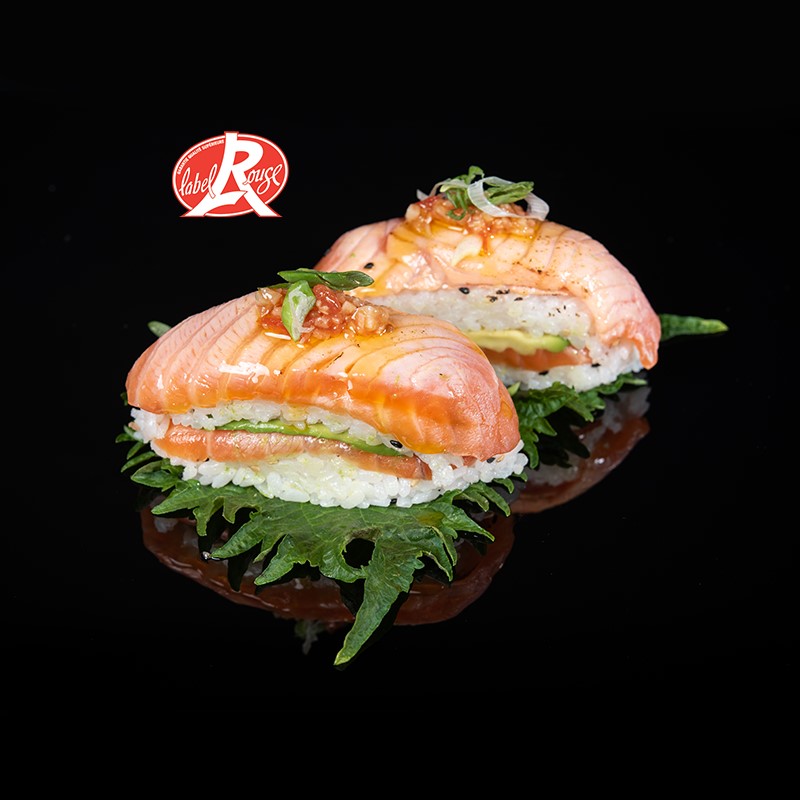 Royal sushi tataki saumon