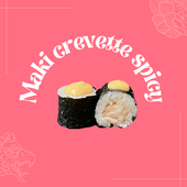 Comme un maki crevette… Mais avec un peu de 🌶 spicy 🌶 en plus grâce à notre mayonnaise épicée ! 

#InstantSushi #sushitime #makilovers #japanesefood #makitime #makis